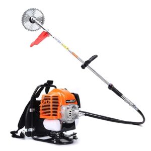 Neptune BC-520-BPK 51.7cc 2 Stroke Petrol Brush Cutter Backpack Type for Grass, Weeds & Bush Cutting with Complete Accessories