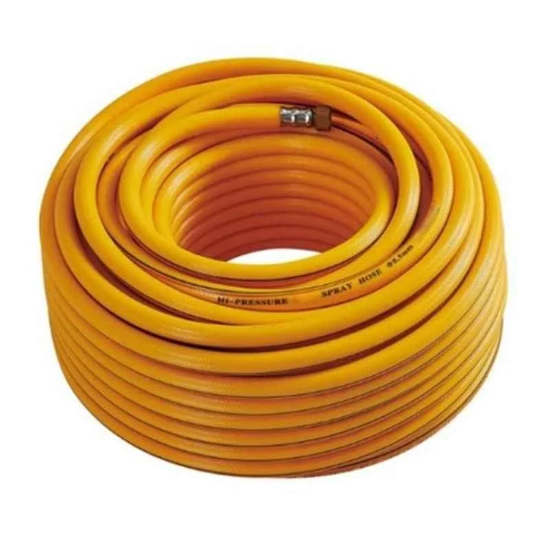 8.5mm Heavy Duty Yellow HTP Hose Pipe 50 Meters | 5 Layer High Pressure Spray Hose