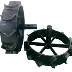 Mild Steel 12 Inch Iron Wheels (2 Pcs) for 5–9 HP Petrol Power Tiller