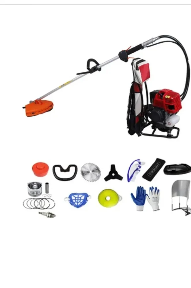 GT-Shakti GT-BG431 139F 4-Stroke Backpack Brush Cutter with Accessories