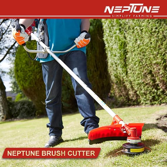 Neptune BC-520 2 Stroke 52CC Side pack Brush Cutter for Grass, Weeds & Crop Cutting - Image 4